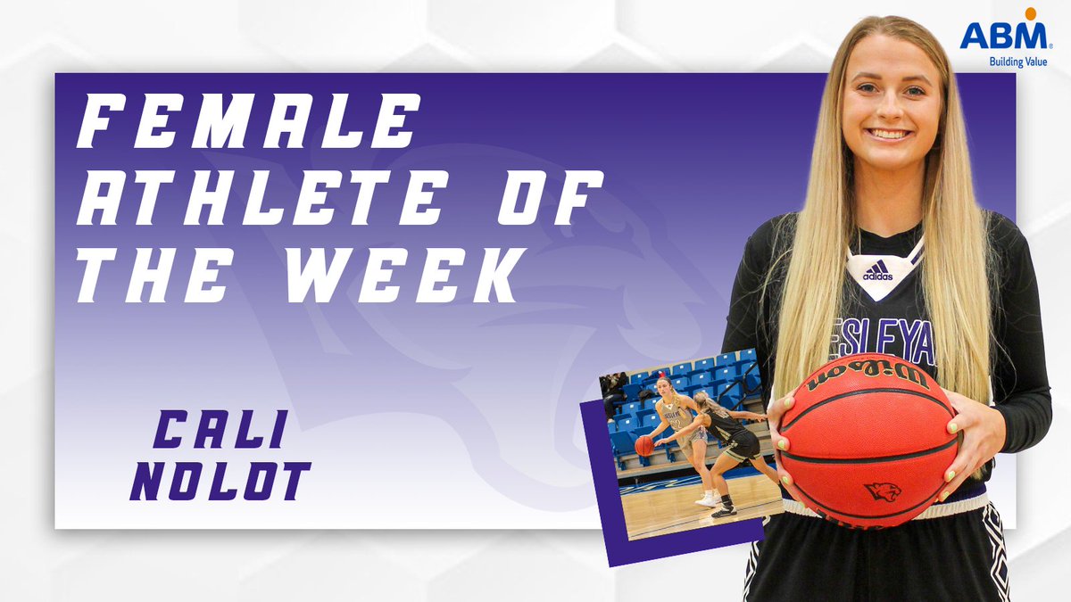Cali Nolot of <a href="/kwcwomenshoops/">KWC Women's Hoops</a> is your Female Athlete of the Week!

Nolot led the Panthers with 14 points in both of their G-MAC Tournament games, including hitting the game-winning free throws in their first-round matchup with Malone #OneTeamWesleyan