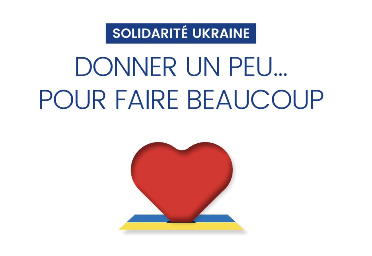 🇺🇦Solidarité Ukraine : N'JOY soutient le Fond'actions We Act For Kids pour un secours d'urgence aux enfants ukrainiens.
L'ensemble des fonds récoltés auront pour vocation de soutenir les associations locales au service des enfants fragilisés par les combats et contraints à l’exil