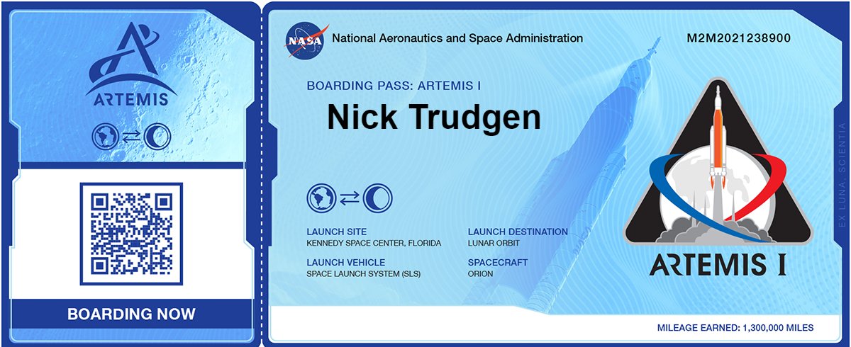 nicktrudgen's tweet photo. Next stop, the Moon! https://t.co/Slq6yg3fyw
