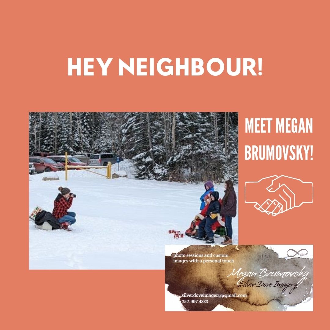 Hey neighbour! Contact Silver Dove Imagery for your photography needs! #homebasedbusiness #buylocal #shoplocal #buybc #shopbc #supportyourneighbours #mackenziechamberofcommerce