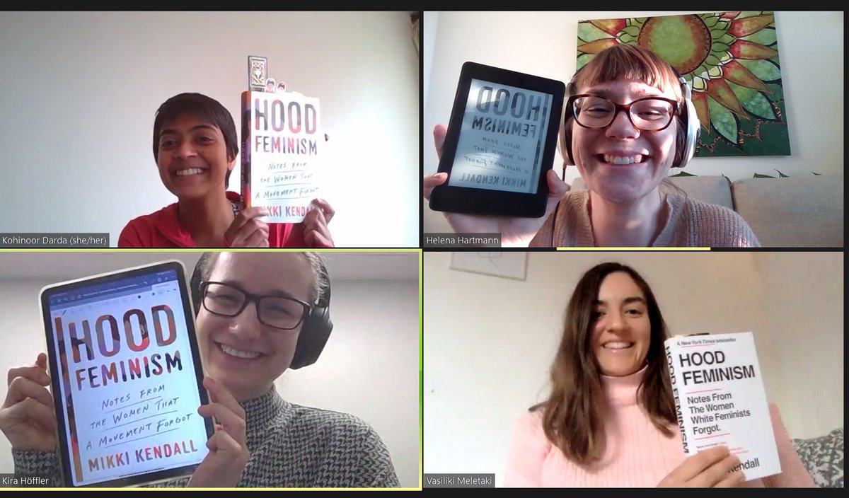 Feminist Alliance Book Club (@fem_abc) on Twitter photo We discussed what we liked (and didn't like) about Hood Feminism today BUT we at <a href="/fem_abc/">Feminist Alliance Book Club</a> not only want to talk about feminist issues, we want to act!💪
So we summarized some concrete action points (re: being a good intersectional feminist ally) that you can find in the thread⬇️ We discussed what we liked (and didn't like) about Hood Feminism today BUT we at <a href="/fem_abc/">Feminist Alliance Book Club</a> not only want to talk about feminist issues, we want to act!💪
So we summarized some concrete action points (re: being a good intersectional feminist ally) that you can find in the thread⬇️