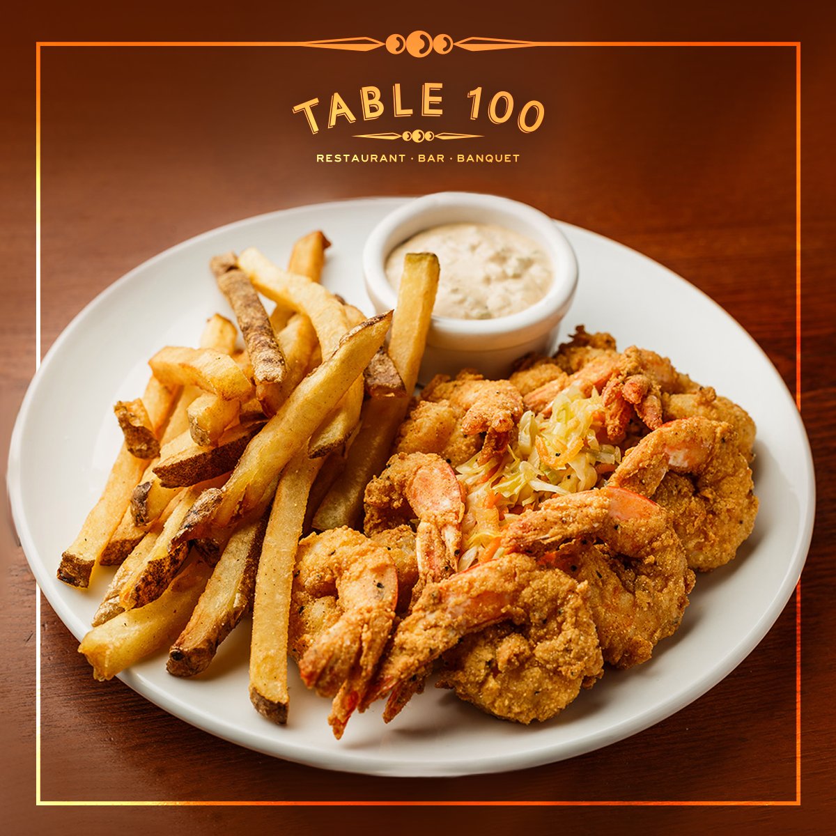 Table_100's tweet photo. Not your typical fried shrimp dish!
Our Fried Jumbo Gulf Shrimp is served with fresh house slaw, smoked tomato tartar sauce and house cut fries.
#Table100 #friedshrimp #FlowoodMS #seafood https://t.co/al5h7ZPyjC