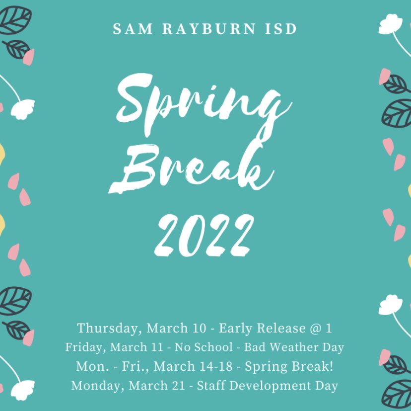 Sam Rayburn ISD (@sam_isd) on Twitter photo 