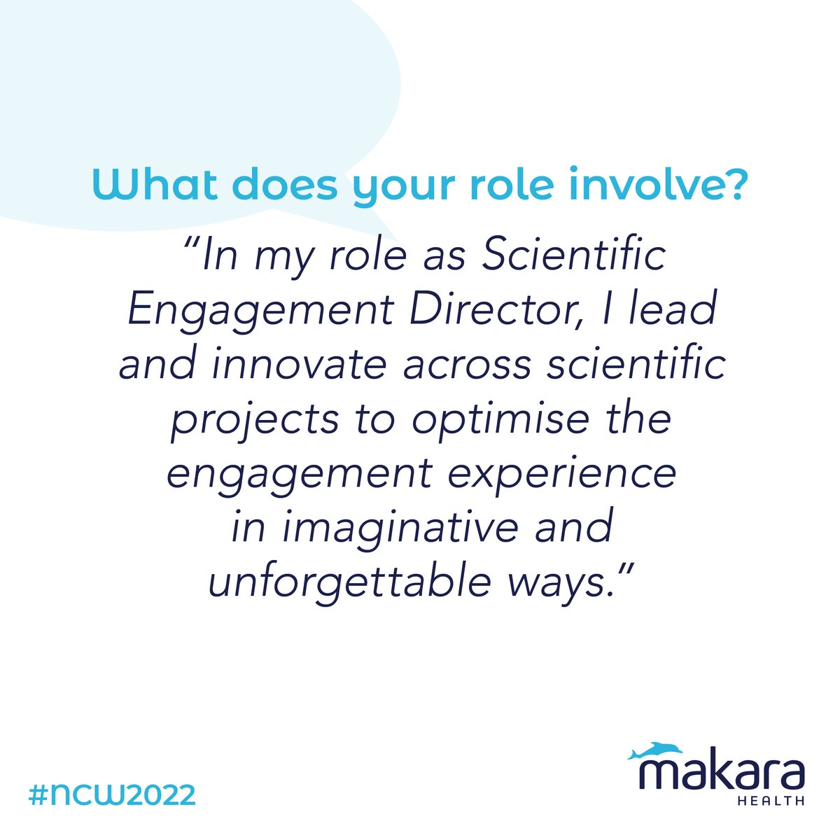 makarahealth's tweet photo. ⭐National Careers Week ⭐

Meet Gina a Scientific Engagement Director here at Makara Health. 

Gina got into #MedComms after completing her PhD. 

The possibilities are endless…  

#NCW2022 #MedComms #HealthCareComms #CommsCareers @NationalCareers @CIPR_Global https://t.co/RQxN3lJSBI
