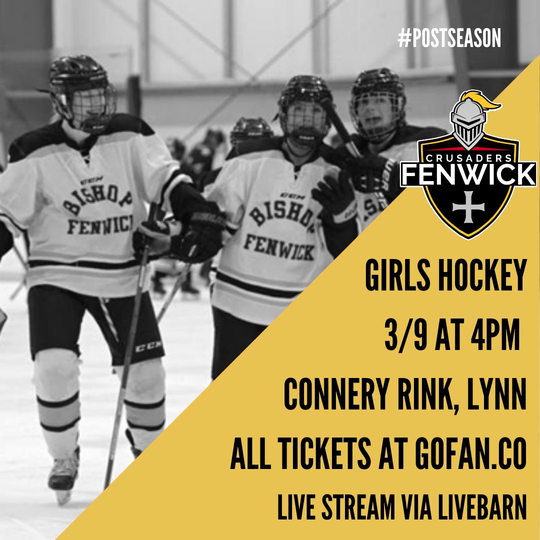 Bishop Fenwick HS on X: Fenwick's Post Season continues! Girls and Boys  basketball and Girls hockey play this week! Tickets ONLY available online  at  (Search for Bishop Fenwick) Livestream info  available