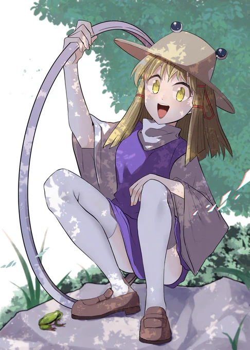 両生類の神様 #東方Project #洩矢諏訪子