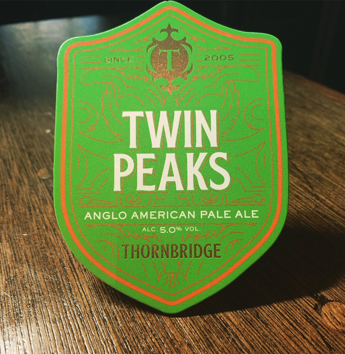 Join us on Thornbridge Cask Year of Beer 2022! First up this week in the Mitre is going to be the lovely Anglo American Pale Ale, Twin Peaks. This refreshing Pale Ale with flavours on pineapple and mango will definitely go quickly. Don’t forget to follow us on Untappd! 😋