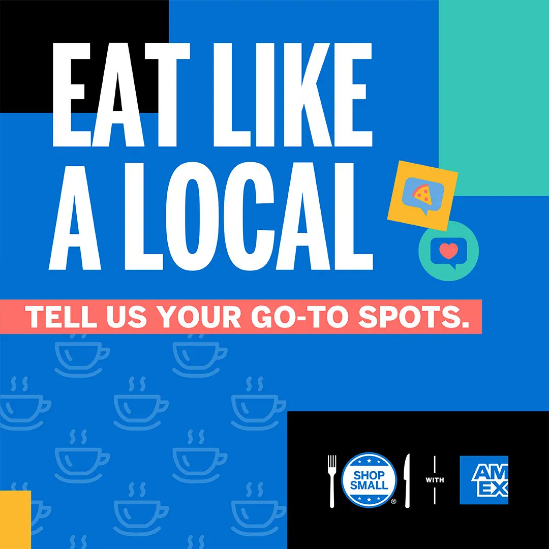 Drop your favorite places to pick up takeout, order delivery, or grab a table in the comments. #ShopSmall