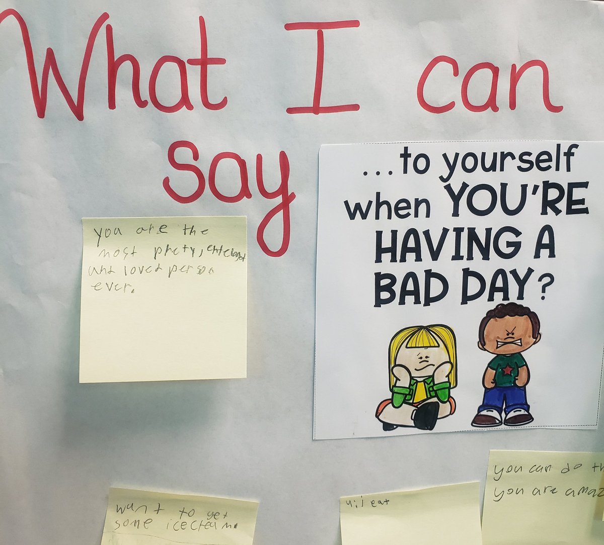 MrsSalinasCouns's tweet photo. This week our Cougars have been learning to use respectful and caring communication by using our social filter and T.H.I.N.K before you speak. Today this was very inspiring to me and others...."You are the most pretty, intelligent and loved person ever." #ThompsonIsExcellence https://t.co/mSfAMmTXNO