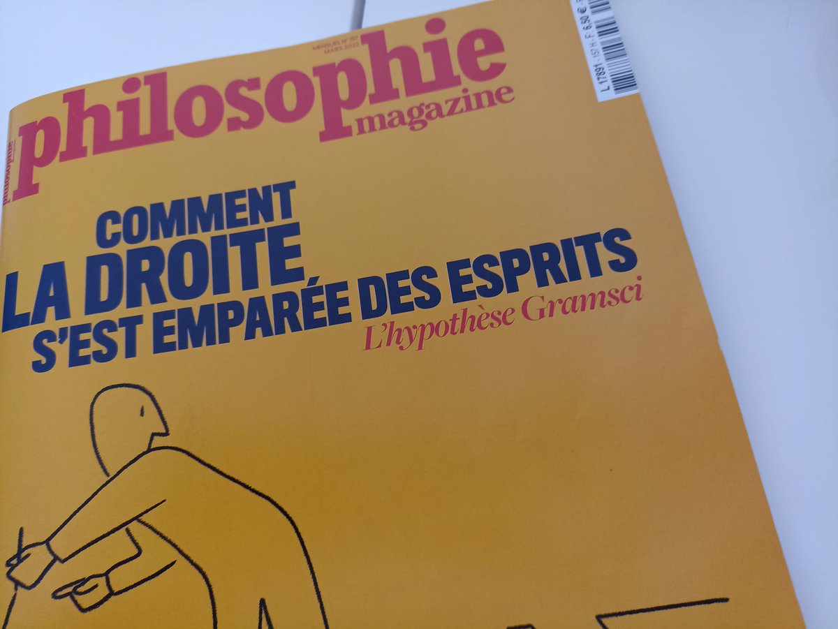 GActuel's tweet photo. A lire ce mois dans @philomag, un dossier intitulé "Comment la droite s'est emparée des esprits - L'hypothèse #Gramsci", avec un éclairage sur la pensée de Gramsci, notamment son concept sur l'hégémonie. Et la manière dont l droite a bien saisi sa théorie sur la prise de pouvoir. https://t.co/A0C4Ujp76t