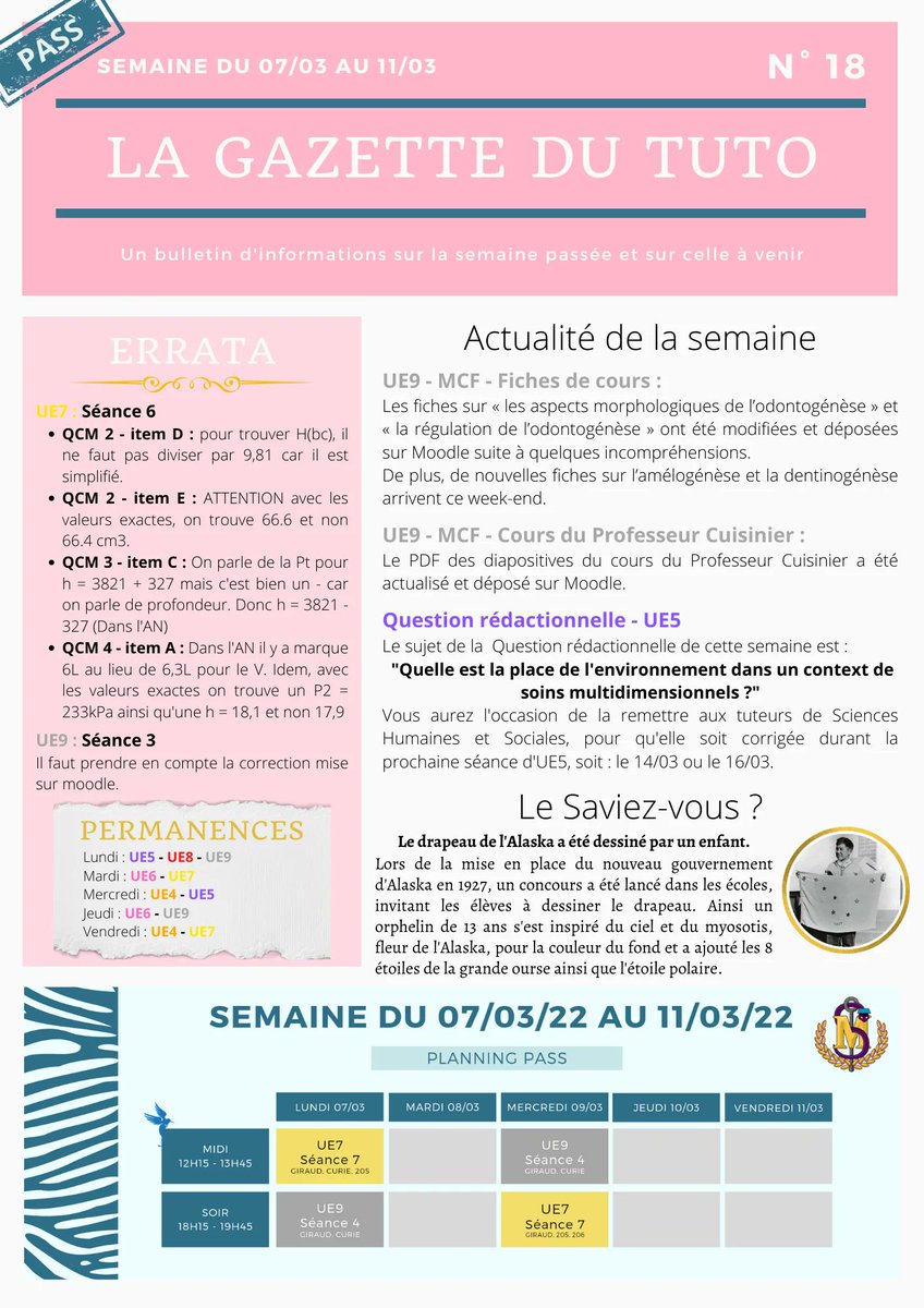 [GAZETTE DU TUTO N°18]

Hello !

Voici la dix-huitième gazette de l'ATSM.. 🤗

Bonne lecture ! ❄