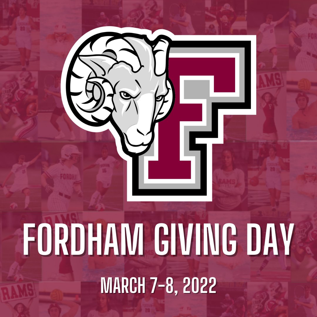 FordhamWBB's tweet photo. #Ramily, it's officially GIVING DAY!! Please consider donating and helping out our program and all of Fordham Athletics via the link in our bio!
#PoundTheRock #TheFordhamWay #SoniaStrong https://t.co/ihyCGqx24X