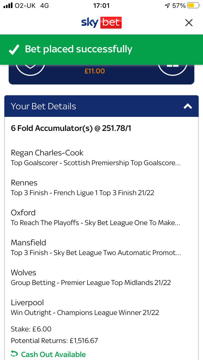 TipsSeason's tweet image. Couple this week, I had just the one £5 free bet so look at stakes if interested… same bet, just switched City/Liverpool.
Having to back Cook in Scotland with just 8 games left, 3 until the split.