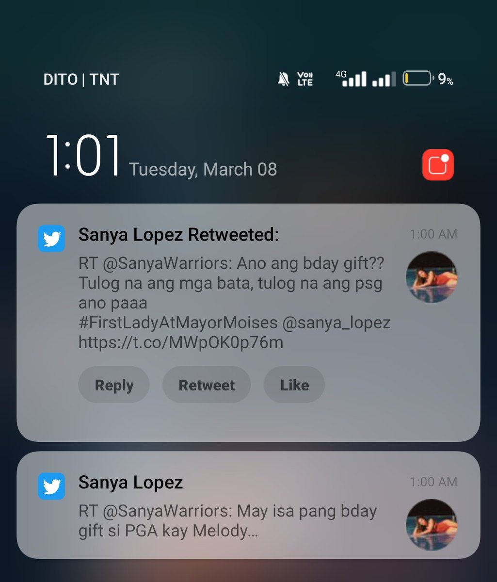 jammine_maniaul's tweet photo. 1am na pero still retweeting pa din yan siya sipag naman Madam First Lady π
@sanya_lopez
#FirstLadyAtMayorMoises https://t.co/ecYTBEaTy8