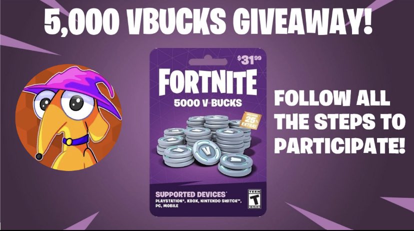 amagicmantv's tweet image. 5000 VBUCKS - 180 minutes 
-Retweet
-Follow Me &amp;amp; @RAGINGMonkey666