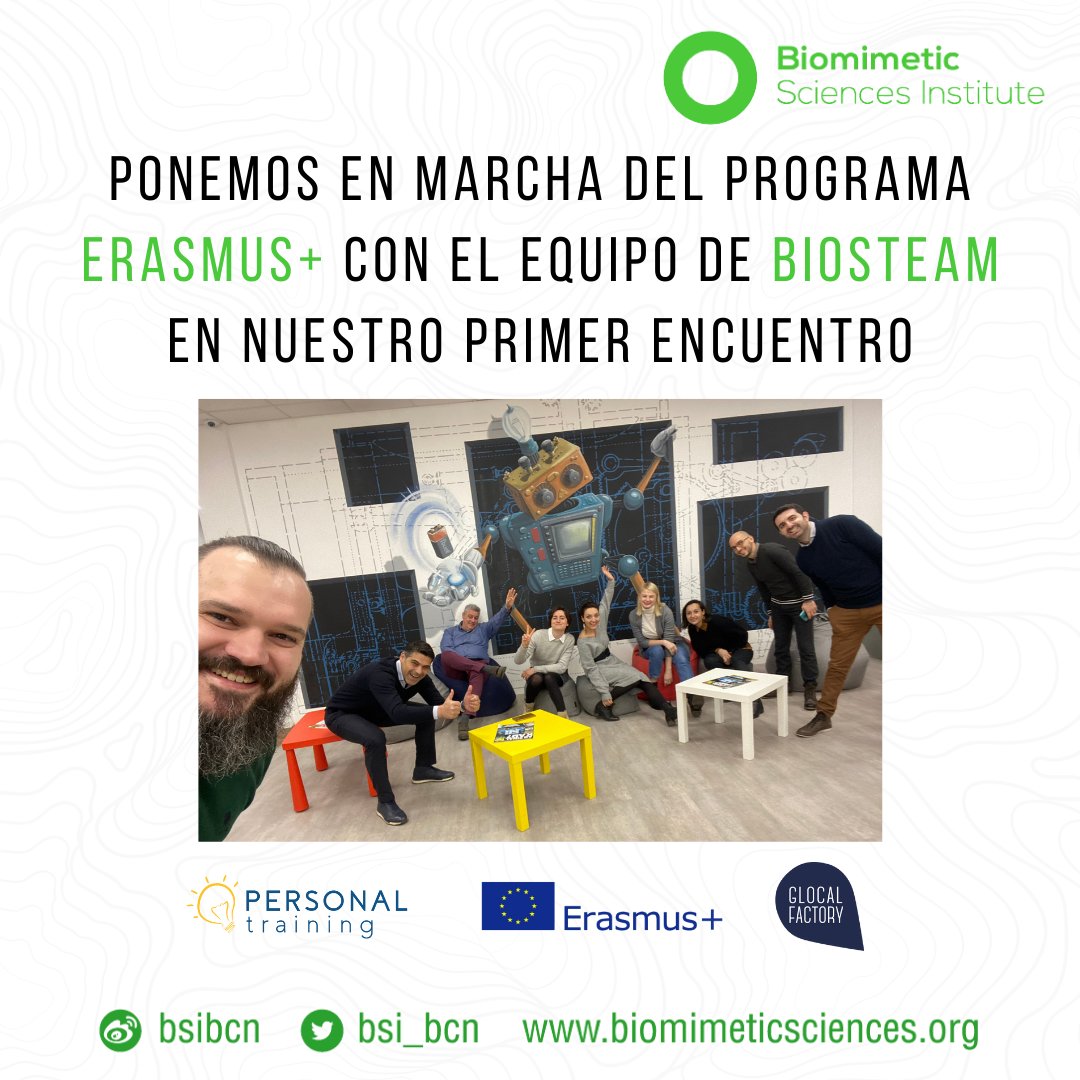 bsi_bcn's tweet photo. Este 1 y 2 de marzo en Siauliai, Lituania tuvo lugar el primer encuentro entre socios del proyecto BIOSTEAM. Una iniciativa del Biomimetic Sciences Institute apoyada por el programa @ErasmusPlus_pro de la @ComisionEuropea.
#project #youtheconomy #neweconomy #biosteam #renovate https://t.co/yHfXA2wytD
