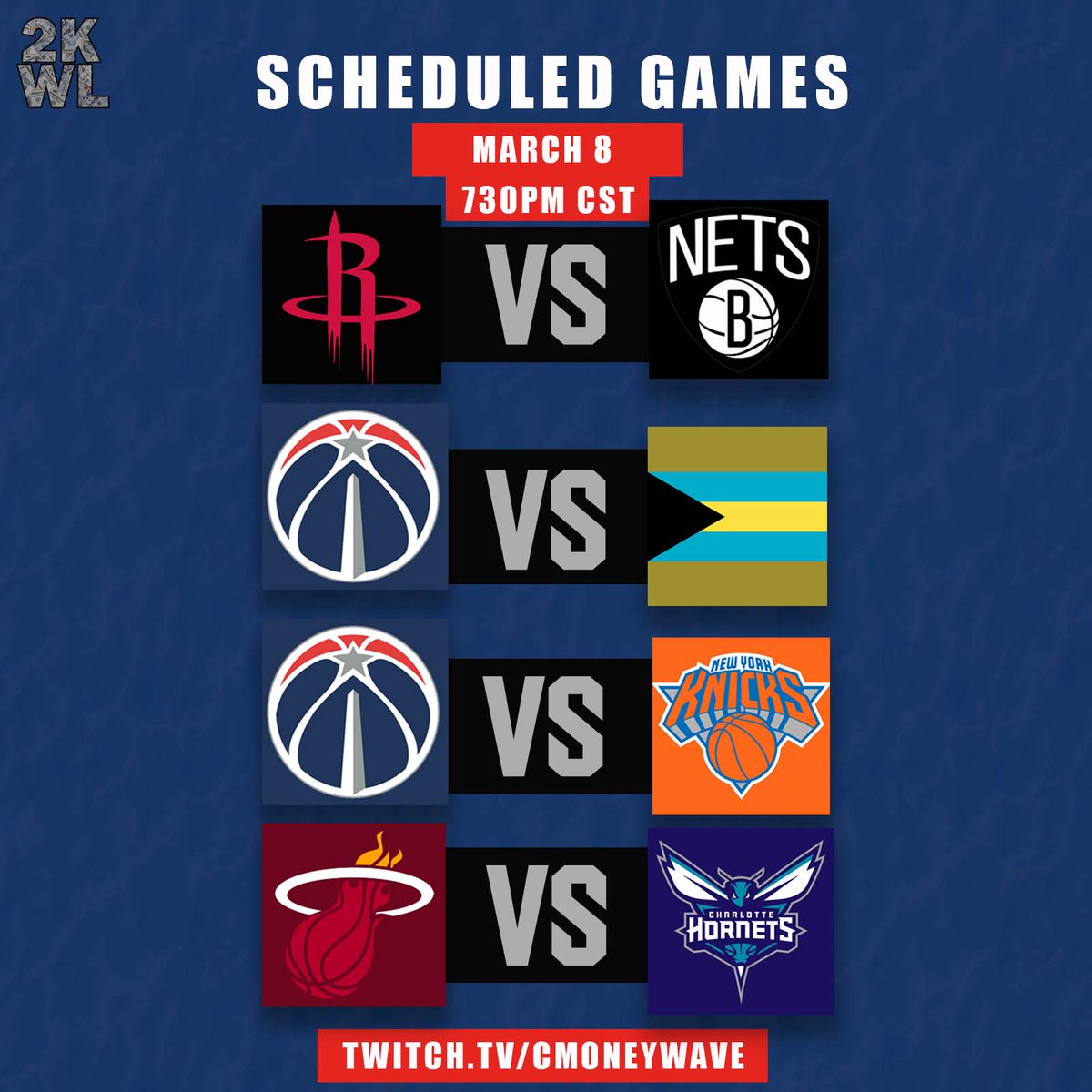 THE2KWL's tweet photo. JAM PACKED SCHEDULE FOR THIS WEEK! COME CHECK OUT THE ACTION LIVE https://t.co/BFMlJHypQf https://t.co/g9pvEMGKkP