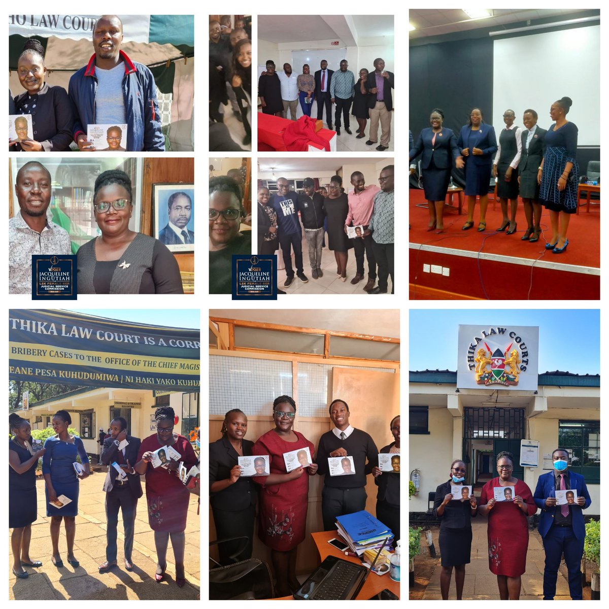Ingutiah's tweet photo. It was a pleasure meeting colleagues in Nairobi, Kitale, Eldoret, Kericho, Kisii &amp; Kisumu during the past few days. I was very pleased to learn that their concerns resonated with my agenda. Thank you for all the support you have accorded me thus far.

#Jacque4JSC https://t.co/3879SgrWlF