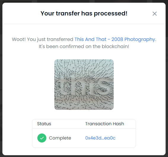 SoberSats's tweet photo. Congratulations @CryptoRangerUK1. You were selected to receive today's complimentary NFT. 

Check your hidden items in #Opensea, and un-hide it, as they will hide #Polygon NFTs by proxy. 

I hope you performed the required tasks in the tweet. 🙏✨ https://t.co/y3Uiz33nnv