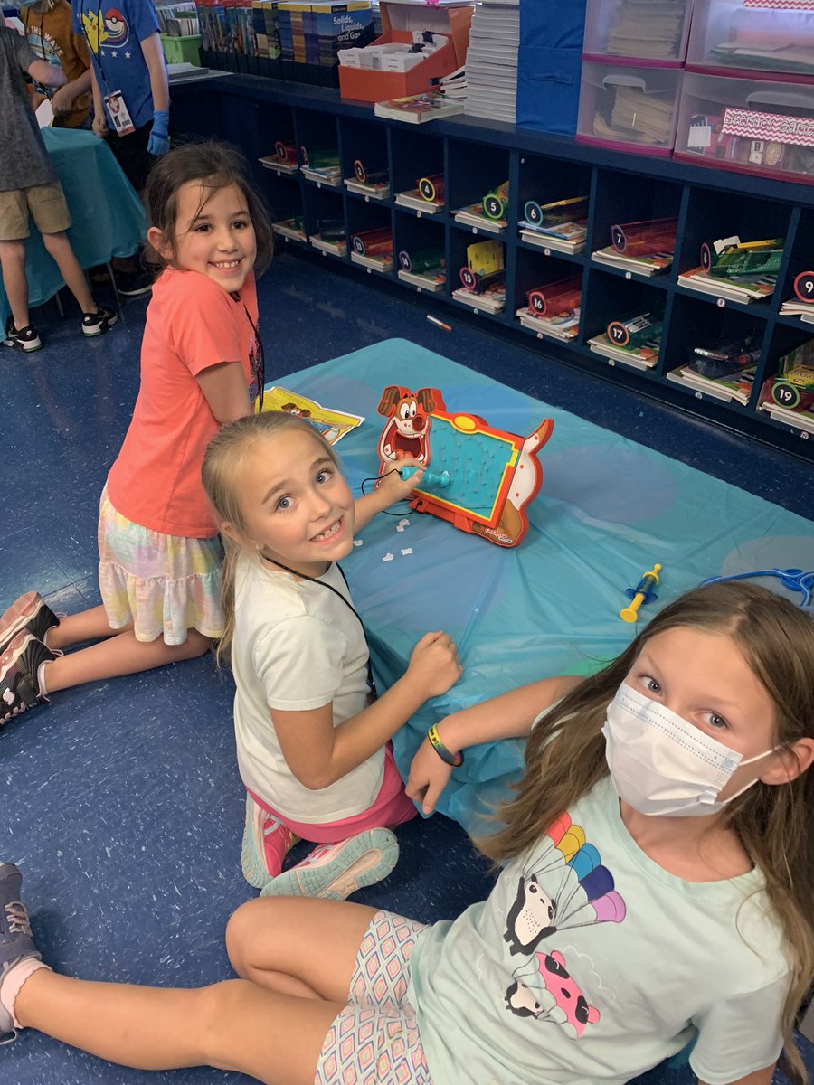 These second graders became surgeons on Day 1 of theme week!