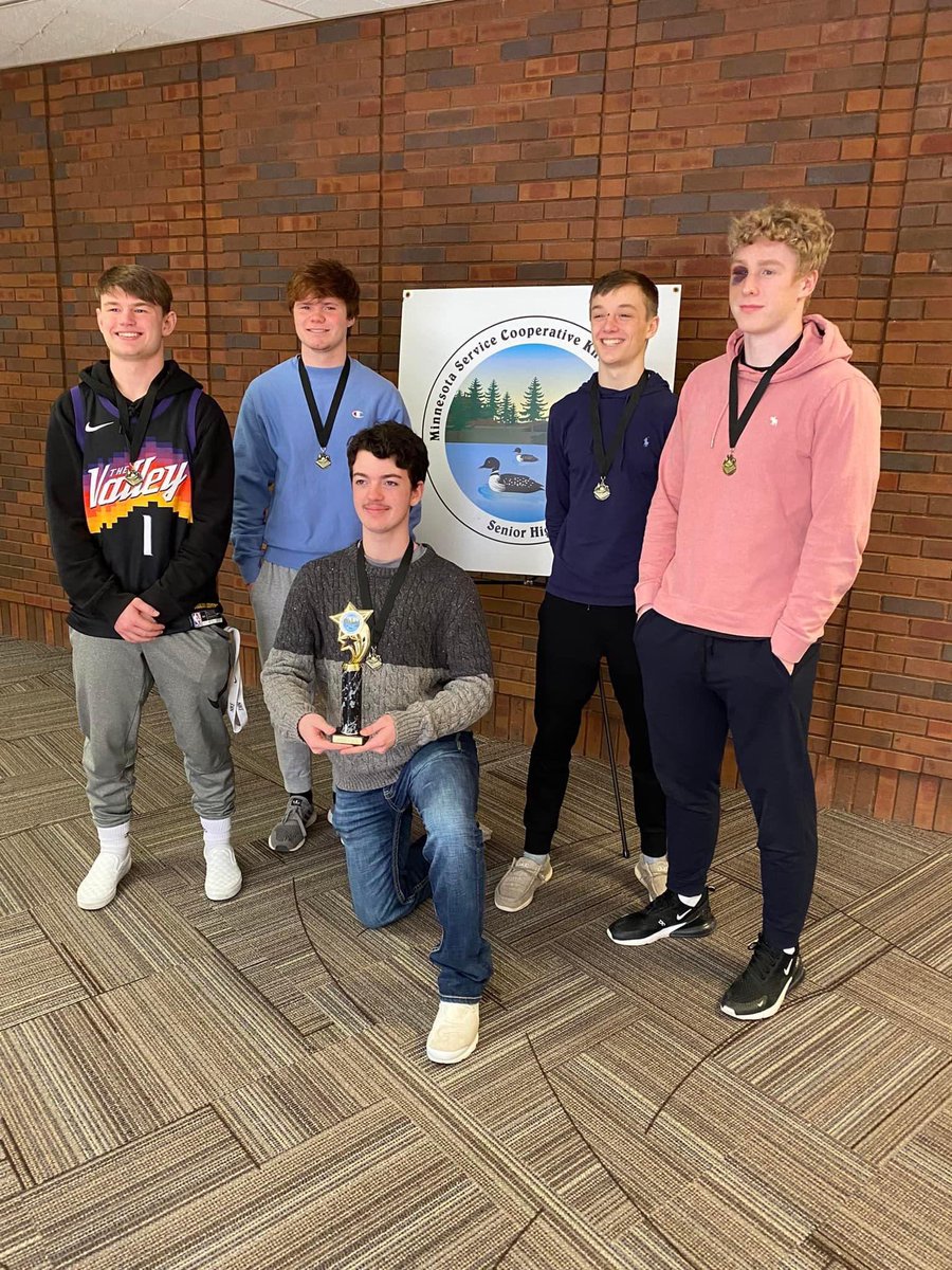 Kie Anderson and Will Freking helped the JCC wrestling team win the state championship last Thursday and were on a knowledge bowl team that won the sub-region meet today.
Photo courtesy of Rhonda Schmidt.