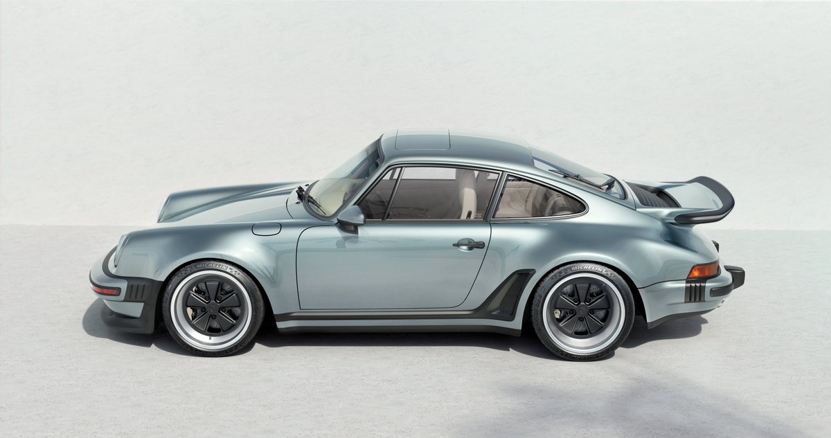 NoBrakingTweets's tweet photo. The Porsche 911 reimagined by @singervehicles - Turbo Study is a response to requests from owners for restoration services that incorporate turbocharging. As with all Singer’s restoration services the Study takes the Type 964 generation of air-cooled cars as its starting point. https://t.co/ayy9mzoiU0