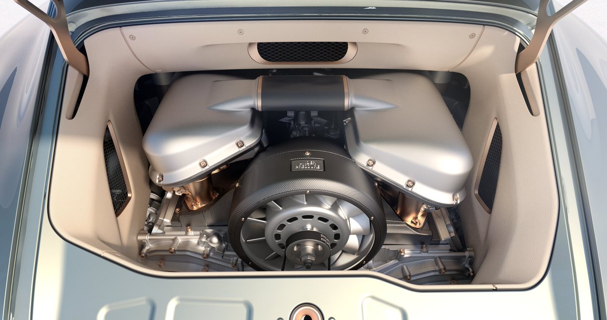NoBrakingTweets's tweet photo. The Porsche 911 reimagined by @singervehicles - Turbo Study is a response to requests from owners for restoration services that incorporate turbocharging. As with all Singer’s restoration services the Study takes the Type 964 generation of air-cooled cars as its starting point. https://t.co/ayy9mzoiU0