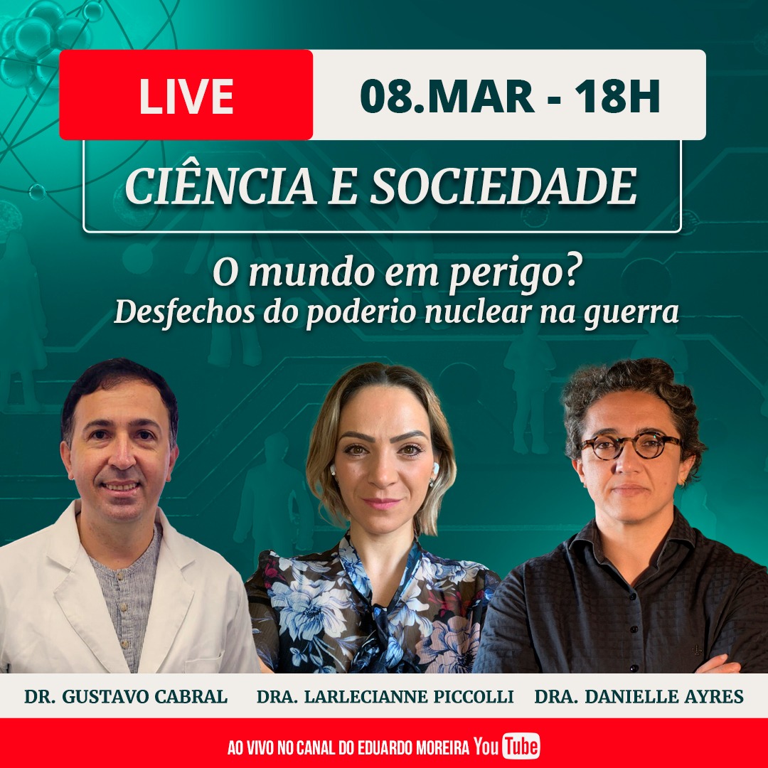 Amanhã estaremos eu, <a href="/LarlePiccolli/">Larlecianne Piccolli</a> com o incrível Gustavo Cabral no canal do @eduardomoreira que admiro muito!