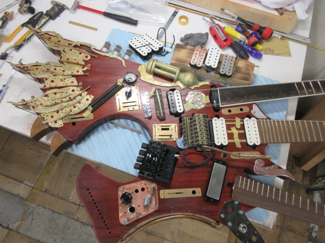 The Hydra coming together at <a href="/ibanezofficial/">Ibanez Guitars</a> HQ in Japan.