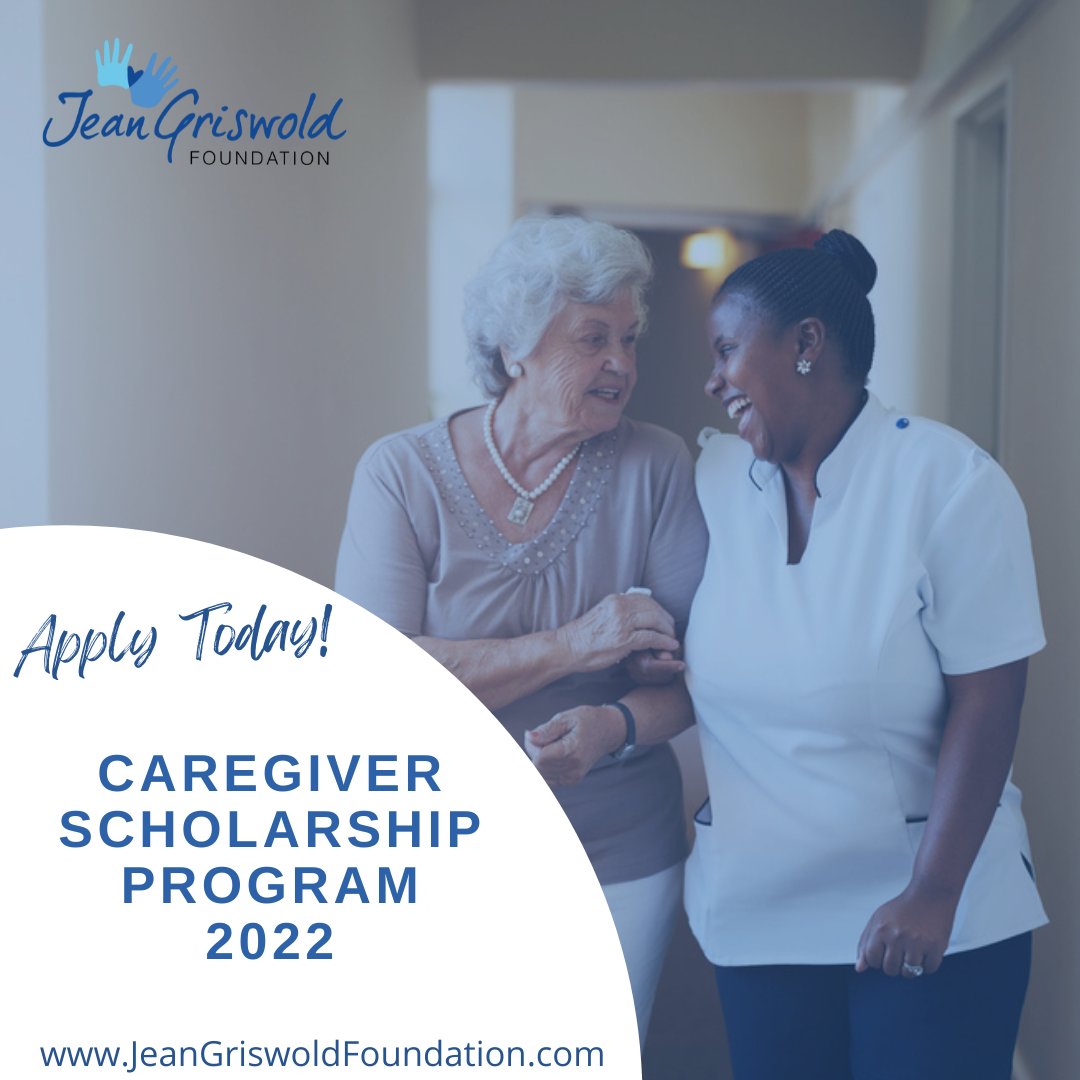 The Jean Griswold Foundation is dedicated to providing caregivers with the resources needed to advance in their careers. Looking to further your education in a care-related field? Learn about the our scholarships and how you can apply: jeangriswoldfoundation.com