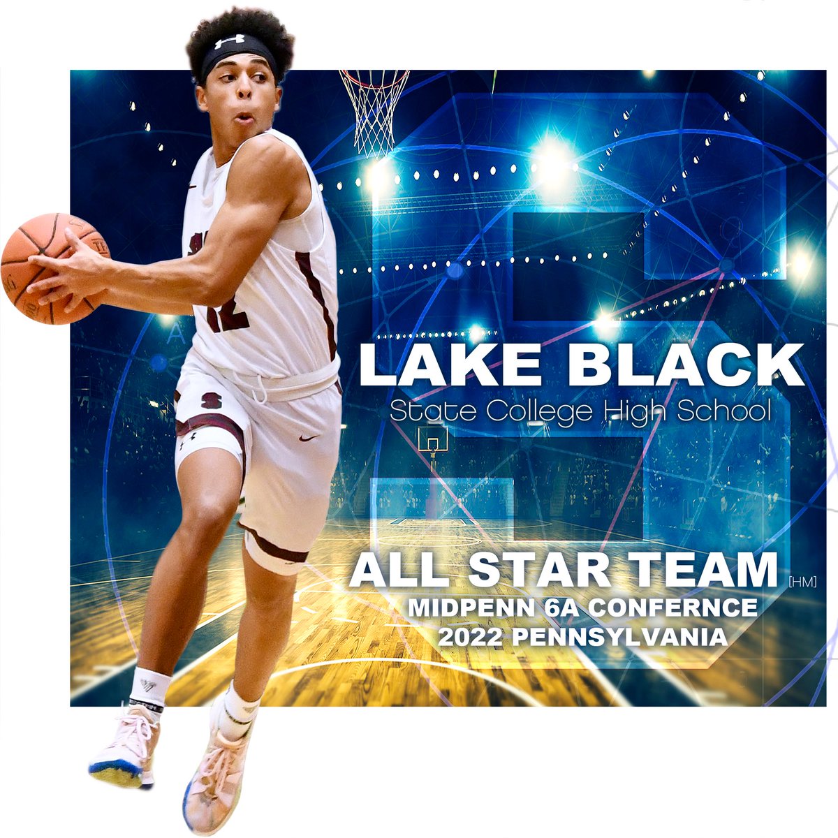 Congratulations to this young bull <a href="/lakeablack/">LAKE BLACK</a> for being selected to the PA MidPenn All Star squad. There’s a ton of amazing talent &amp; brotherhood in this squad &amp; conference. Much respect given to the boys &amp; coaches who are 1st class. Keep grinding, staying humble, &amp; being you.