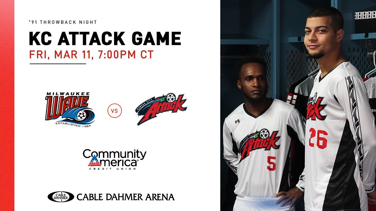 The 90’s are back this Friday Night at our highly anticipated KC Attack Game vs <a href="/MilwaukeeWave/">Milwaukee Wave</a> 
7pm <a href="/CDArenaKC/">Cable Dahmer Arena</a> 
-
The nostalgia meter will be on 11 all night as we celebrate the #kcattack 30th anniversary ☄️👇
kccomets.com/news/comets-to…