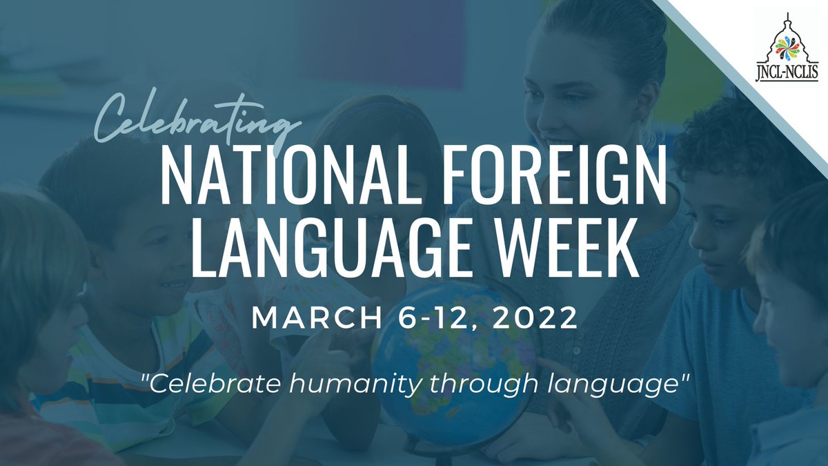 JNCL-NCLIS envisions a world where language facilitates the free movement of people, information, and ideas. 

By promoting personal development and mutual understanding of cultural and linguistic diversity, we celebrate humanity through language!

#NationalForeignLanguageWeek