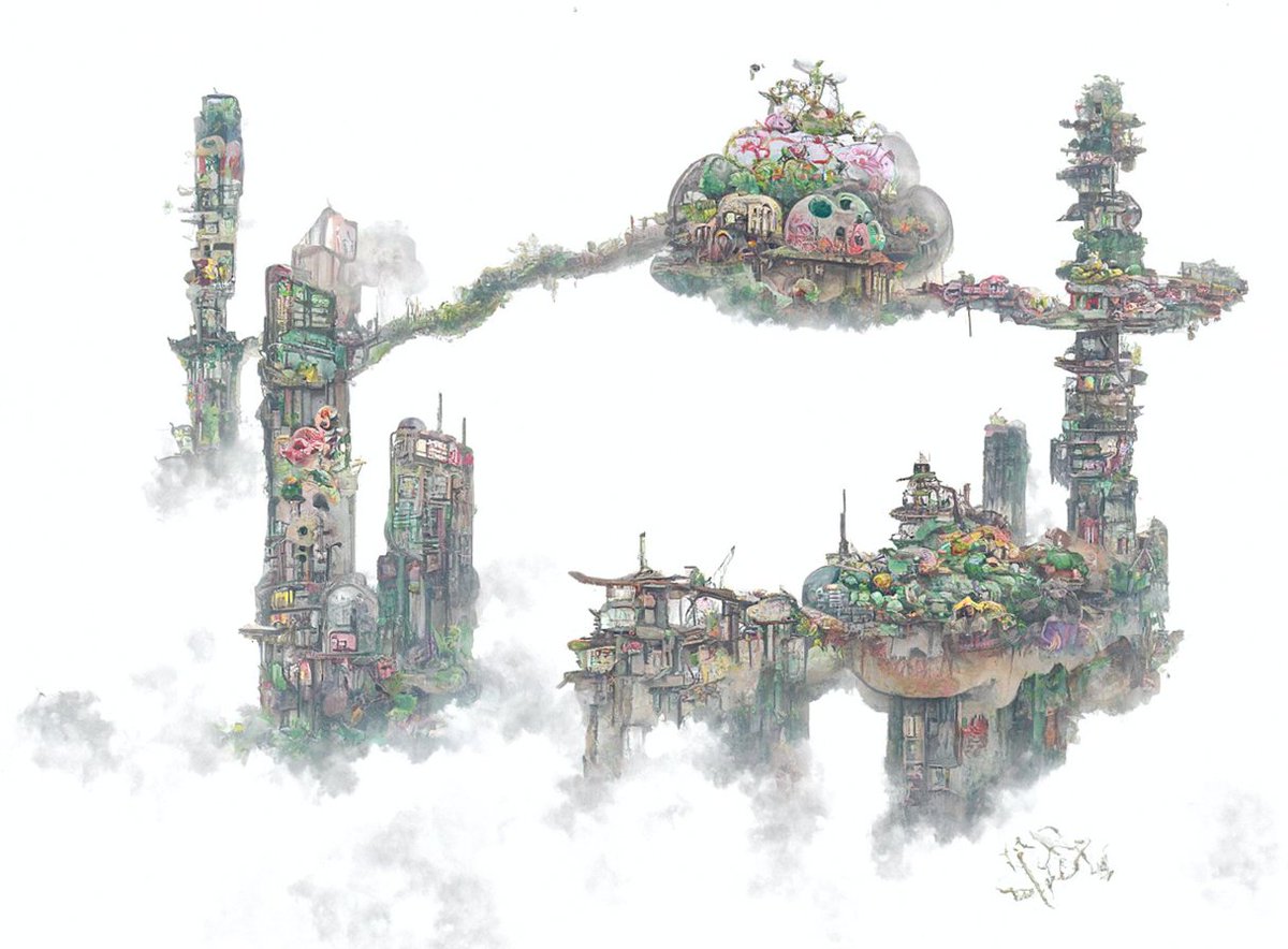psilocyborg_nft's tweet photo. Life is breezy in the mushroom metropolis, just be careful not to trip...

#AIart #NFTCommumity #NFTartists #generativeart https://t.co/g2FjIEUYpj