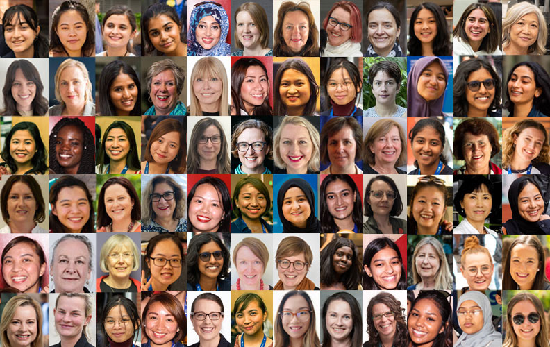 Today we support #IWD2022 with this image on our #unisaLED screen featuring some of our amazing and inspiring female academics and students who are making a difference in the world. We celebrate their achievements, promote #genderequality and #BreakTheBias