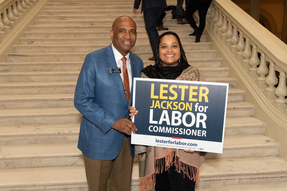 LesterforLabor's tweet image. Thank you to all the friends, family, and supporters who joined us today as our campaign for Commissioner of Labor became official! Together, we're going to take the next step to lead Georgia to a better future for all. #gapol