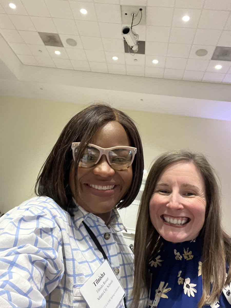 Brandystacy2's tweet photo. What could be better than G-CASE? Seeing your APS mentor! @TilnishaRosser https://t.co/PaWzI5cybi