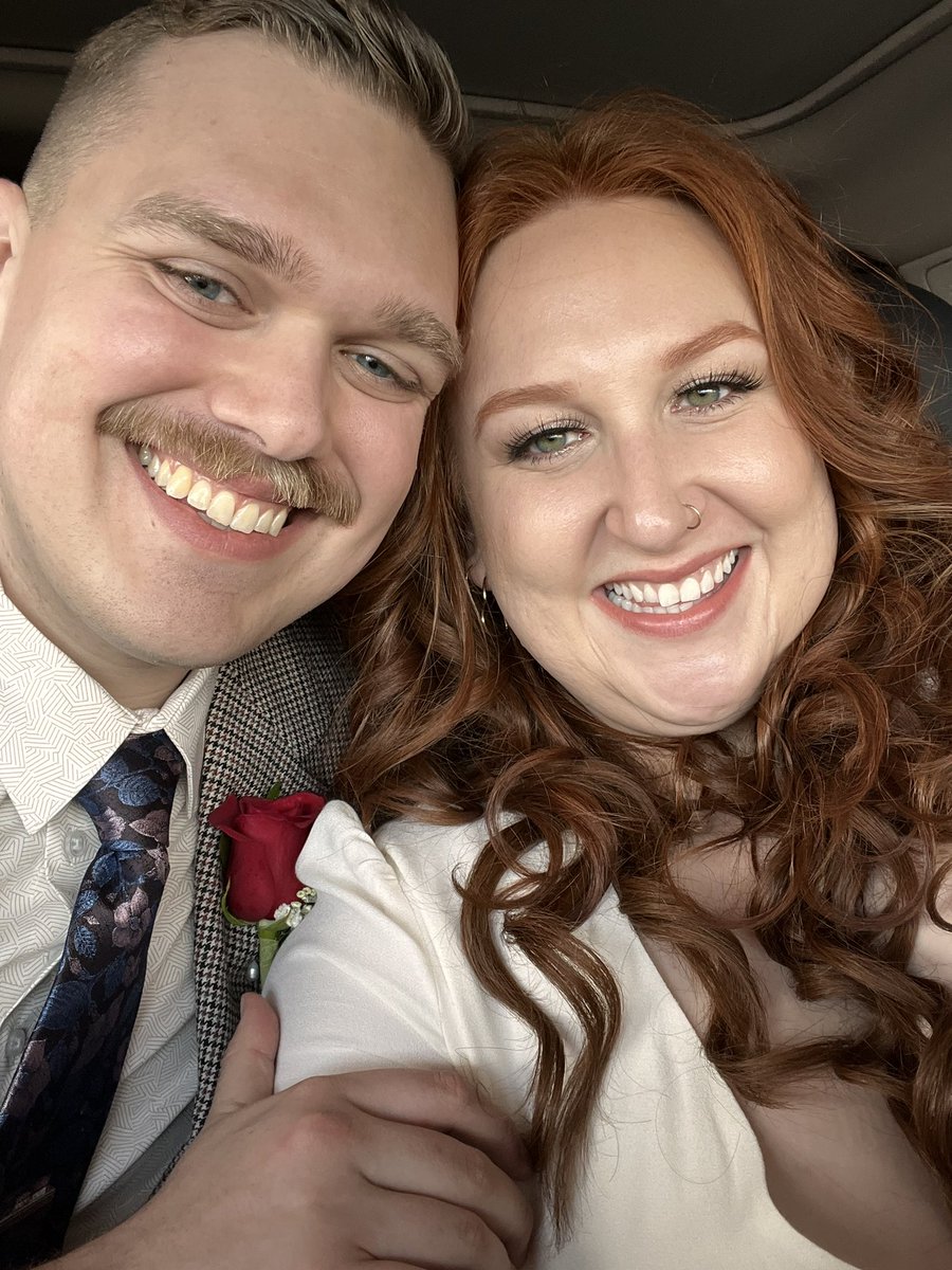 JamesSmolko's tweet photo. As some of you may know, I got married this weekend! Savannah Fehling and I wedded at A Little White Chapel in the high desert of Las (“The”) Vegas.

@suhfanna I cannot wait to grow old and gross with you. You’re stuck with me now, woman! https://t.co/Dzq1EE8Q11