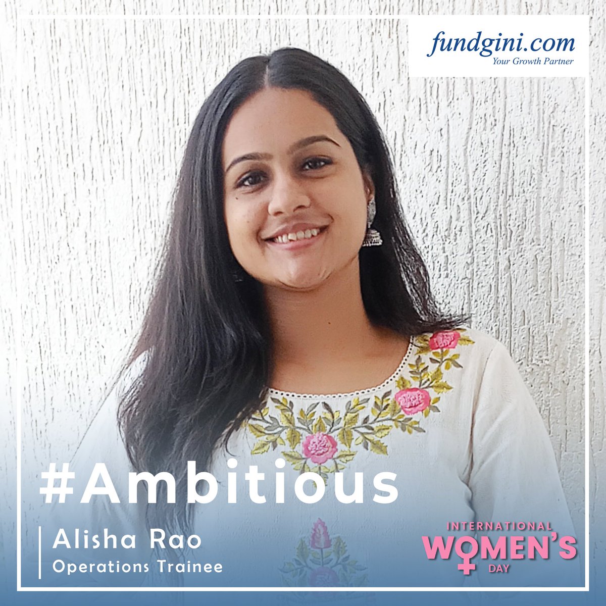 fundgini's tweet photo. The occasion of Women’s Day gives us a chance to wish our wonderful women employees on this special day. Without you, this organization is incomplete.

Happy International Women's Day!

#fundgini #YourGrowthPartner #InternationalWomensDay #IWD2022 https://t.co/t3WygQHm6c
