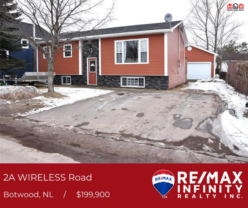 REMAXInfinityNL's tweet photo. 🔹MOVE IN READY!🔹

2A WIRELESS Rd, Botwood, NL
MLS®1241817
🛌3 Bed🛁2 Bath🔨2,000SF
Offered at $199,900
See details🔍https://t.co/yxBaXLdalt

Contact Kent Green
📱 709-689-4653
📩kgreen@remaxavalon.ca
🌐https://t.co/9gZAZ2wOCF

#InfinityNL @BotwoodNL @REMAXca https://t.co/I9cYqjFXjT
