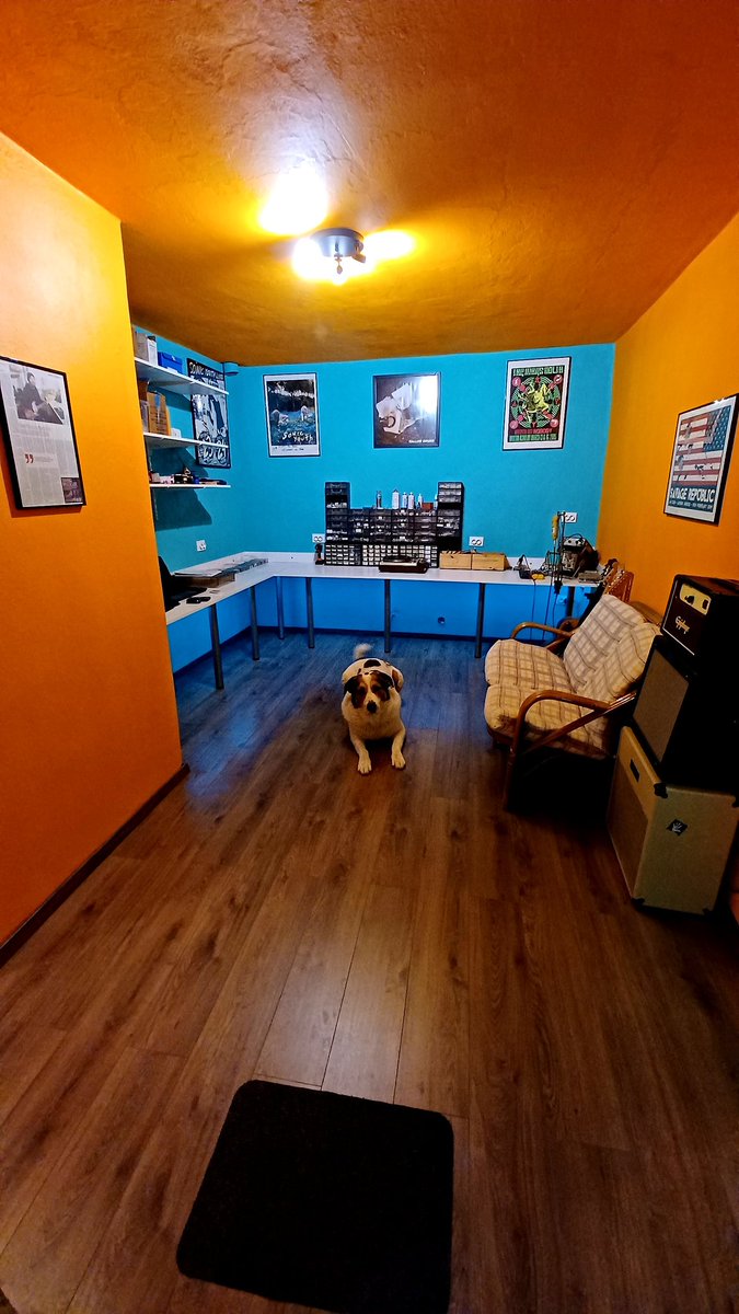 Kleissonic's tweet photo. Kleissonic lab gets close to its final form. Well, unless this guy throws a monkey wrench into the works!
 Here's a sneak peek 🤘🏼 https://t.co/oGClXJck7w