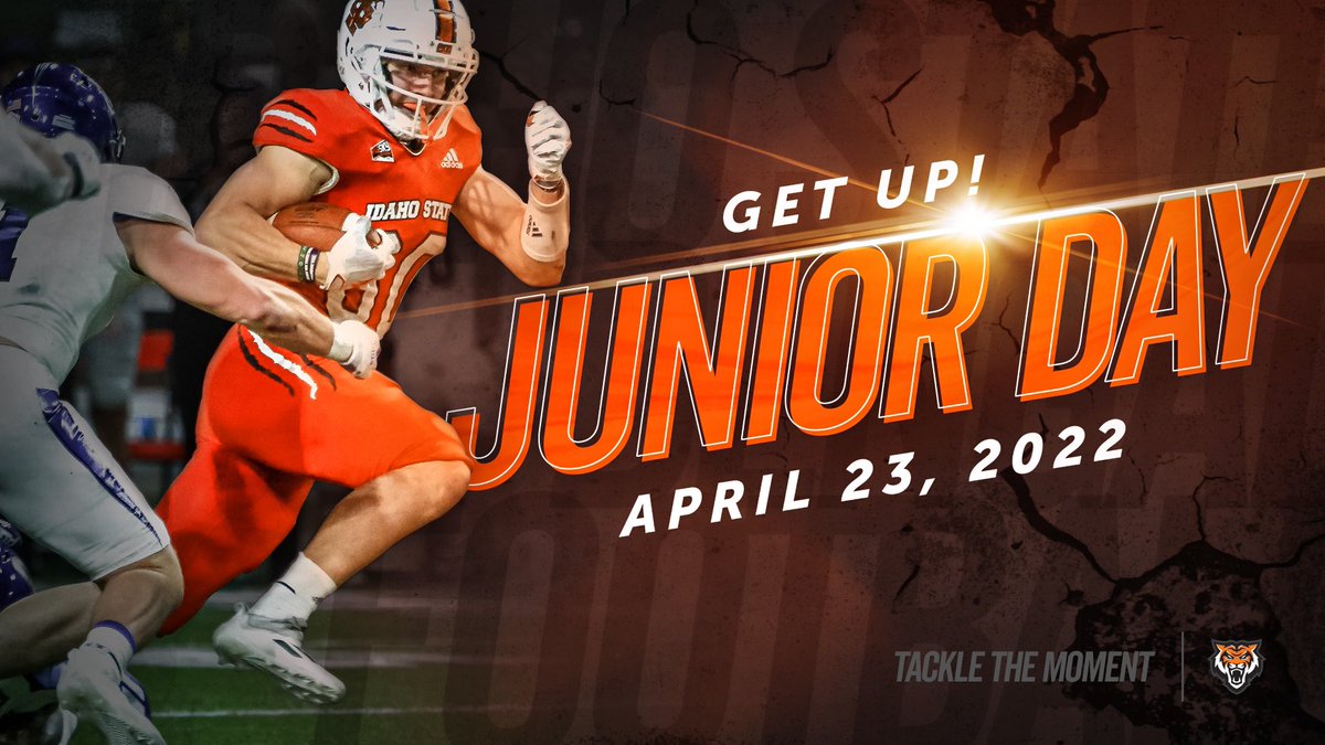 🔥🔥🔥𝗦𝗔𝗩𝗘 𝗧𝗛𝗘 𝗗𝗔𝗧𝗘 🔥🔥🔥 @IdahoStateFB Junior Day! 🗓 April 23, 2022 🏈 Watch The Spring Game #RoarTogether #208TakeOver #TTM