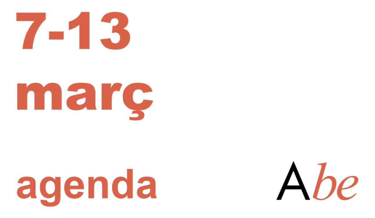 ArtBarcelona_As's tweet photo. 💥Ja tenim l'agenda de la setmana d'#artbarcelona
Amb @galeriasenda, @galeriadomenech, @galeriaH2O, @GJoanPrats, @GaleriaContrast, #RocioSantaCruzArt, #anamasprojects i @galeriaalegria
Trobareu tota la info aquí 👉 https://t.co/V4wfqmKhMj
✨ Ens veiem a les galeries! 👀 https://t.co/st6YGlRyk3