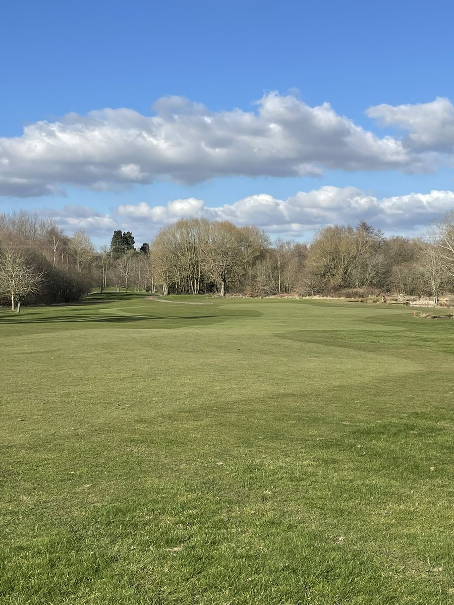 Starting to look like a golf course at last