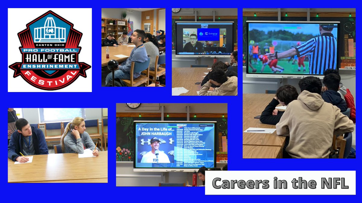 Christine_Sartory (@oceansidereads) on Twitter photo Thank you Jerry <a href="/csaki/">Istvan Csaki</a> from the <a href="/ProFootballHOF/">Pro Football Hall of Fame</a>
for a fantastic video conference about the many different career opportunities in the NFL! Our students enjoyed this interactive presentation. Thank you Jerry <a href="/csaki/">Istvan Csaki</a> from the <a href="/ProFootballHOF/">Pro Football Hall of Fame</a>
for a fantastic video conference about the many different career opportunities in the NFL! Our students enjoyed this interactive presentation.