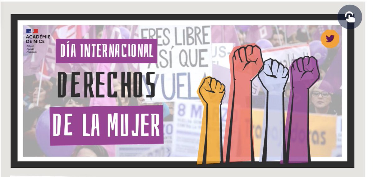 EspagnolAcNice's tweet photo. 📣DÍA INTERNACIONAL DE LA MUJER ✊
Hisp@Nice rend hommage aux femmes puissantes et inspirantes, et dédie ce #8mars aux combattantes, aux femmes, aux mères de soldats, ainsi qu’à toutes celles et ceux qui luttent pour la paix et un monde plus juste 🕊…
☮️: https://t.co/PIwFLA8Bxy https://t.co/sK50VICjpi