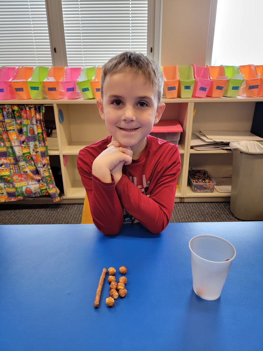 We had a lot of fun practicing place value with pretzels!