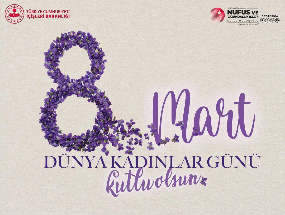 TCNufus's tweet photo. Hayatımızın her anında var olan, dünyamızı güzelleştiren, çalışanlarımızın yüzde 4️⃣2️⃣'den fazlasını oluşturarak gücümüze güç katan kadın personellerimiz başta olmak üzere tüm kadınlarımızın #8MartDünyaKadınlarGünü kutlu olsun🌹 https://t.co/zt6q1mV0Yc