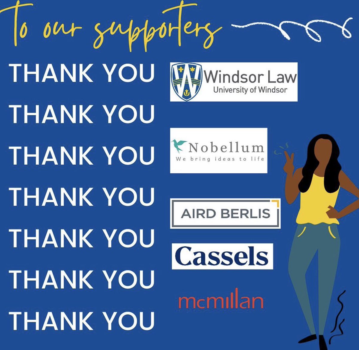 Congratulations to courageous mooters of the 3rd <a href="/LloydDeanMoot/">Lloyd Dean Moot</a>! Thanks <a href="/blsawindsor/">blsawindsor</a> Moot Committee <a href="/WindsorLaw/">Windsor Law</a> <a href="/Cassels/">Cassels</a> <a href="/AirdBerlis/">Aird & Berlis LLP</a> <a href="/nobellum_e/">Nobellum Enterprise</a> McMilan &amp; to everyone who volunteered as judges, coaches &amp; clerks! Continue to inspire the next generation✨ #prelaws #futurelawyers