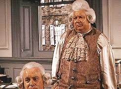 EBHSFilm's tweet photo. I wasn't aware that two of the actors in the AMADEUS court were also in 1776: Jonathan Moore (Baron von Swieten) was Lyman Hall of Georgia &amp; Patrick Hines (Kappelmeister Bonno) was Samuel Chase of Maryland. https://t.co/A7gfdAgEkp